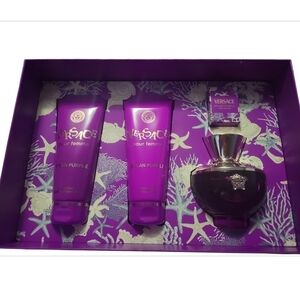 Versace Pour Femme Bath & Body Set - Purple